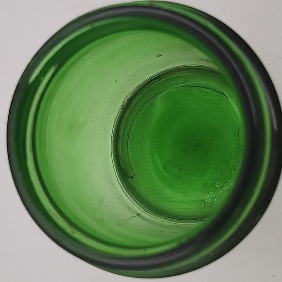 Vintage 4 oz Duraglass Green Jar 3" - Picture 6 of 9